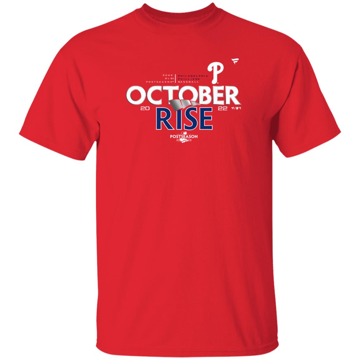 Baseball Philadelphia Phillies October Rise Postseason T-Shirt