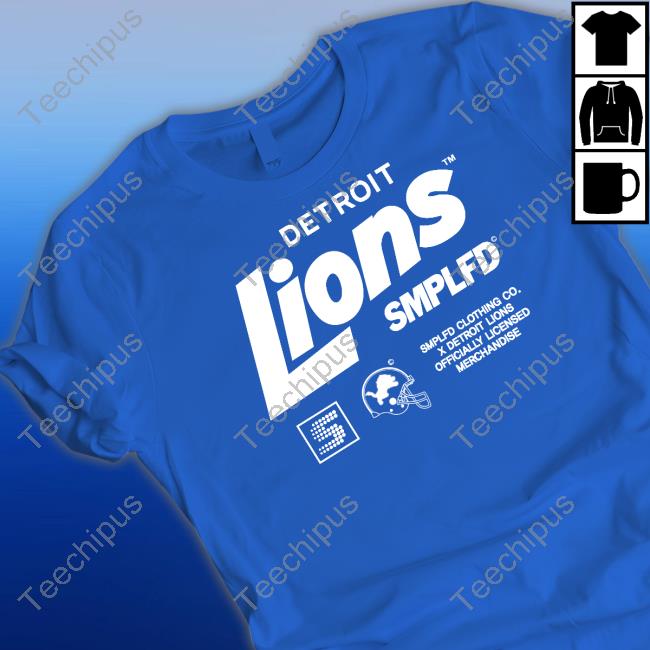 Detroit lions smplfd t-shirt, hoodie, sweater, long sleeve and