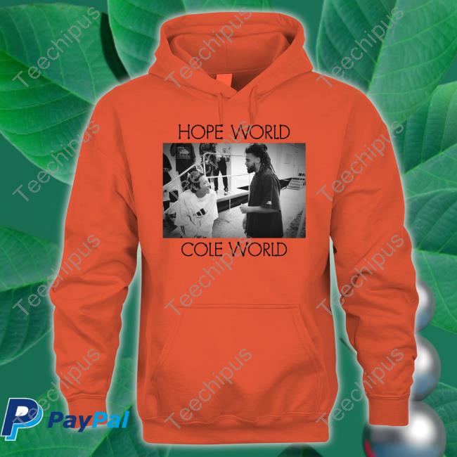 Hope World Cole World Hoodied Sweatshirt J-Hope & J. Cole Hope World Cole World Hoodied Sweatshirt J-Hope & J. Cole