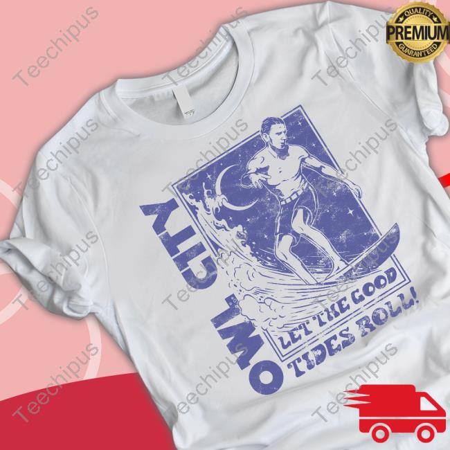 Owlcitymusic Let The Good Tides Roll Ringer Shirt Owlcitymusic Let The Good Tides Roll Ringer Shirt