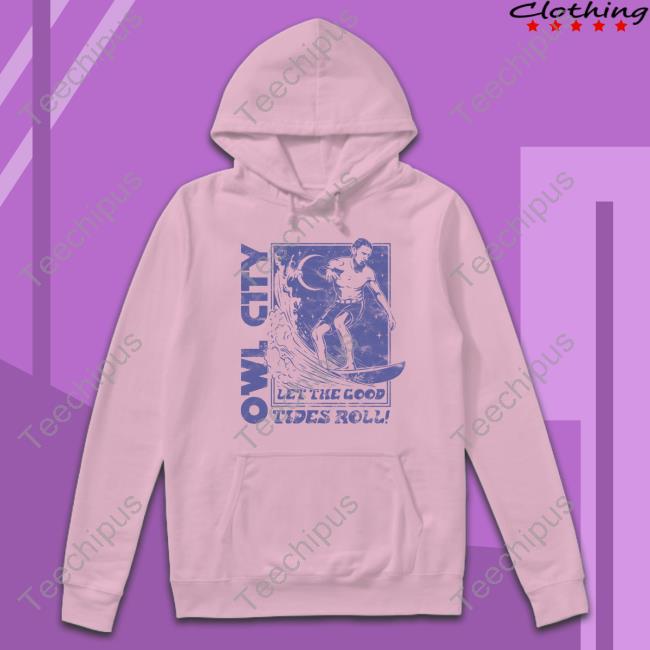 Owlcitymusic Let The Good Tides Roll Ringer Shirt Owlcitymusic Let The Good Tides Roll Ringer Shirt