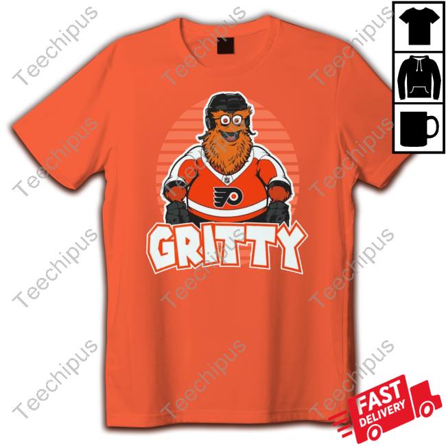 Philadelphia Flyers Orange Mascot Long Sleeve Tee Philadelphia Flyers Orange Mascot Long Sleeve Tee