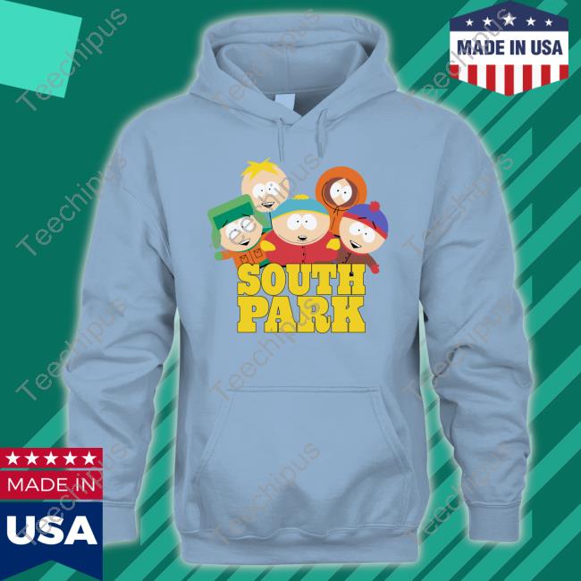 South Park Mens Logo Shirt - Cartman, Kenny, Kyle & Stan Tee - Classic  T-Shirt 