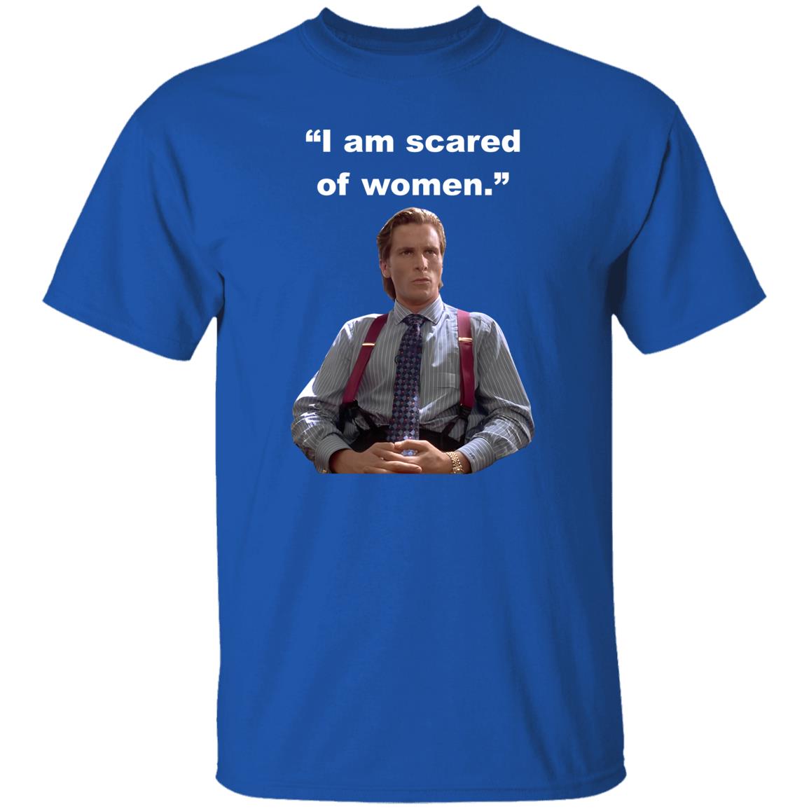 Schizo Store I Am Scared Of Women Hoodie Patrick Bateman Schizo Store I Am Scared Of Women Hoodie Patrick Bateman