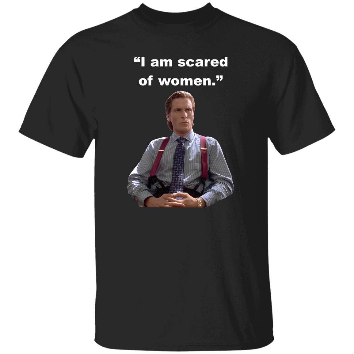 Schizo Store I Am Scared Of Women Hoodie Patrick Bateman Schizo Store I Am Scared Of Women Hoodie Patrick Bateman