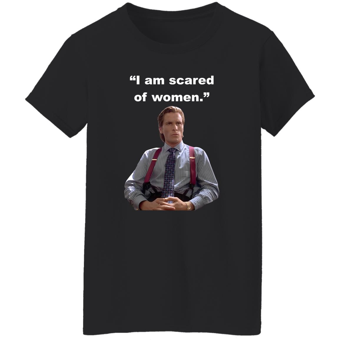 Schizo Store I Am Scared Of Women Hoodie Patrick Bateman Schizo Store I Am Scared Of Women Hoodie Patrick Bateman