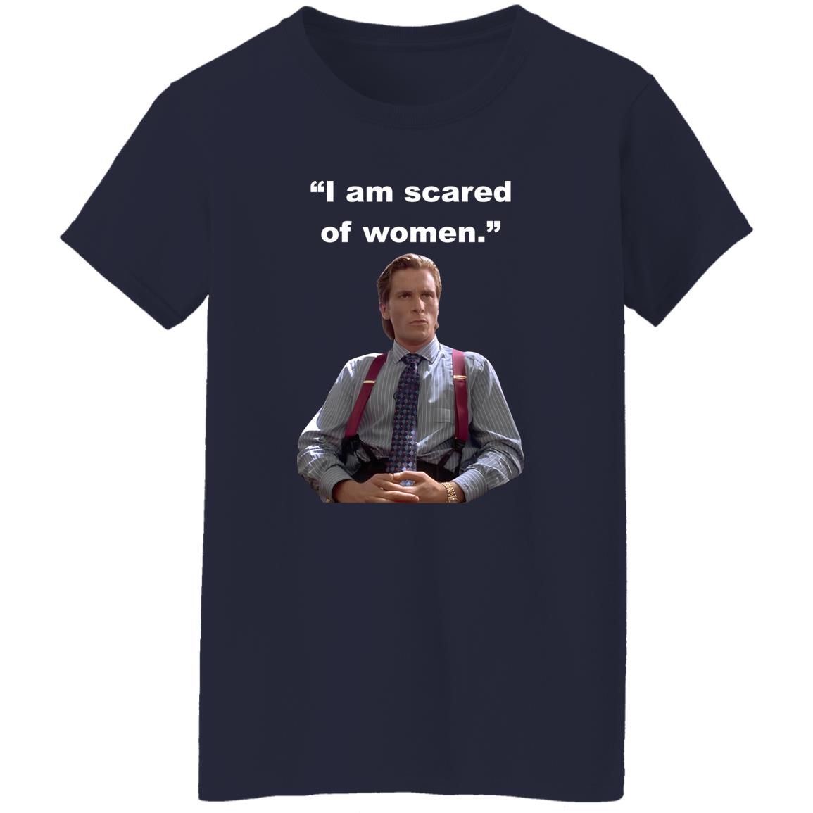 Schizo Store I Am Scared Of Women Hoodie Patrick Bateman Schizo Store I Am Scared Of Women Hoodie Patrick Bateman