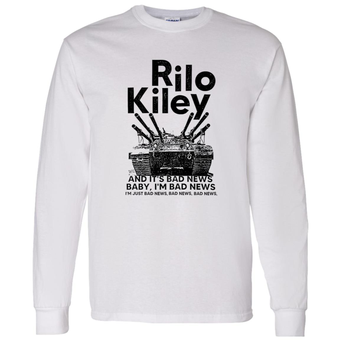 Rilo Kiley And It's Bad News Baby I'm Bad News Shirt Rilo Kiley And It's Bad News Baby I'm Bad News Shirt