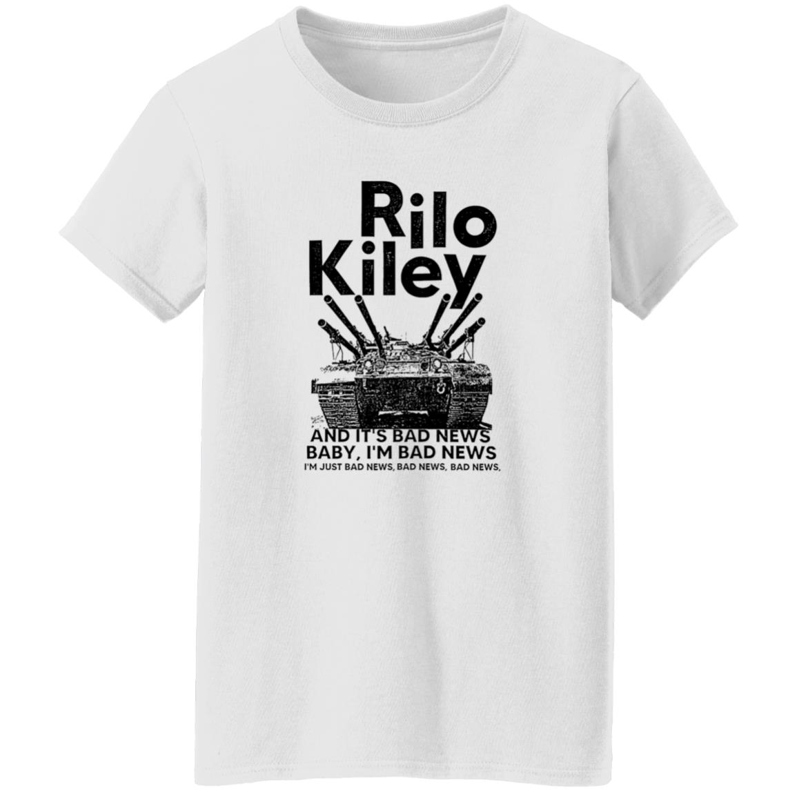Rilo Kiley And It's Bad News Baby I'm Bad News Shirt Rilo Kiley And It's Bad News Baby I'm Bad News Shirt