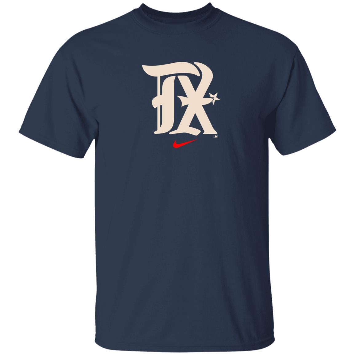 Texas Rangers 2023 City Connect Velocity Practice Performance Shirt