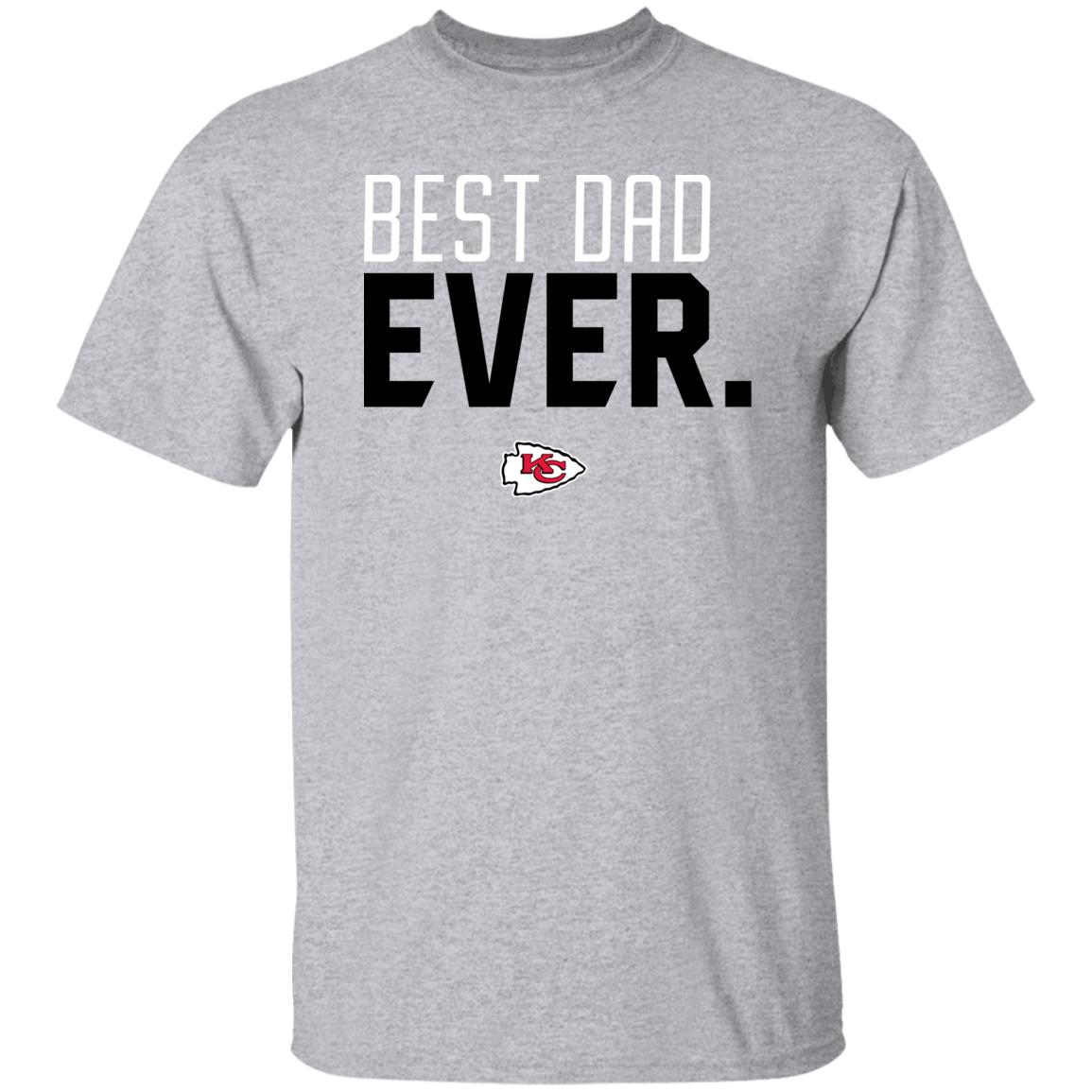 Kansas City Chiefs Best Dad Ever Team T-shirt