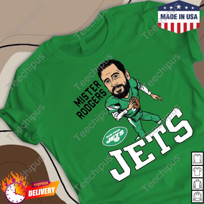 Welcome To New York Jets Aaron Rodgers Outerstuff Caricature T-shirt,Sweater,  Hoodie, And Long Sleeved, Ladies, Tank Top