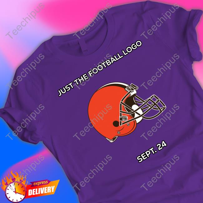 Official Cleveland Browns Just The Football Logo Sept 24 shirt, hoodie,  sweater, long sleeve and tank top