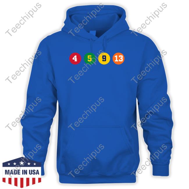 4 5 9 13 Tee Shirt 4 5 9 13 Tee Shirt