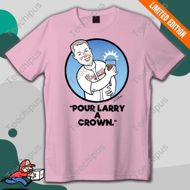 Chipper Jones Pour Larry A Crown T-Shirt