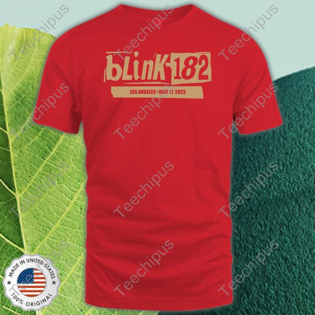 Blink 182 Los Angeles June 17 2023 Tour Shirt