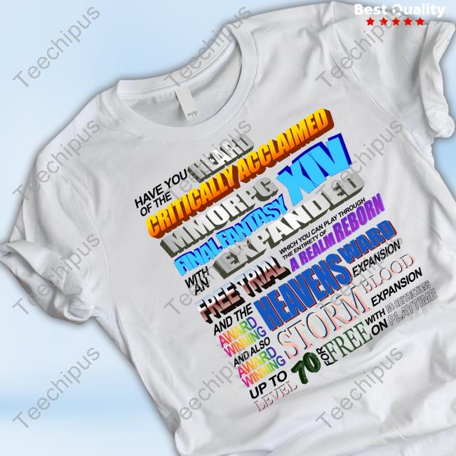 Hatash Have You Of The Heard Critically Acclaimed Mmorpg Final Fantasy Xiv With An Expanded Up To Level 70 For Free Long Sleeved T-Shirt Hatash Have You Of The Heard Critically Acclaimed Mmorpg Final Fantasy Xiv With An Expanded Up To Level 70 For Free Long Sleeved T-Shirt