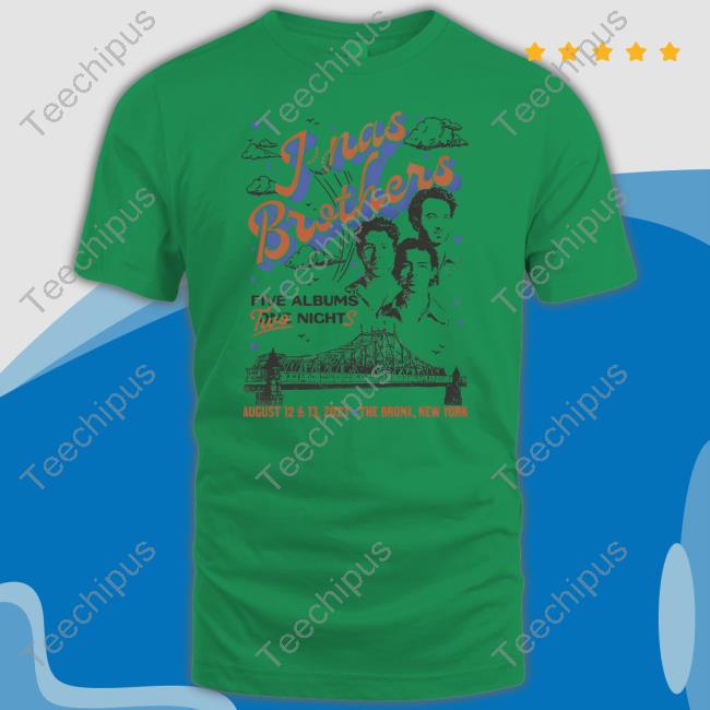 Design jonas brothers august 12 and 13 2023 yankee stadium bronx ny tour  poster shirt, hoodie, sweatshirt for men and women