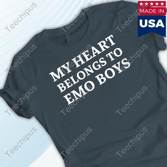 My Heart Belongs To Emo Boys New Shirt Vibe2k Merch My Heart Belongs To Emo Boys New Shirt Vibe2k Merch