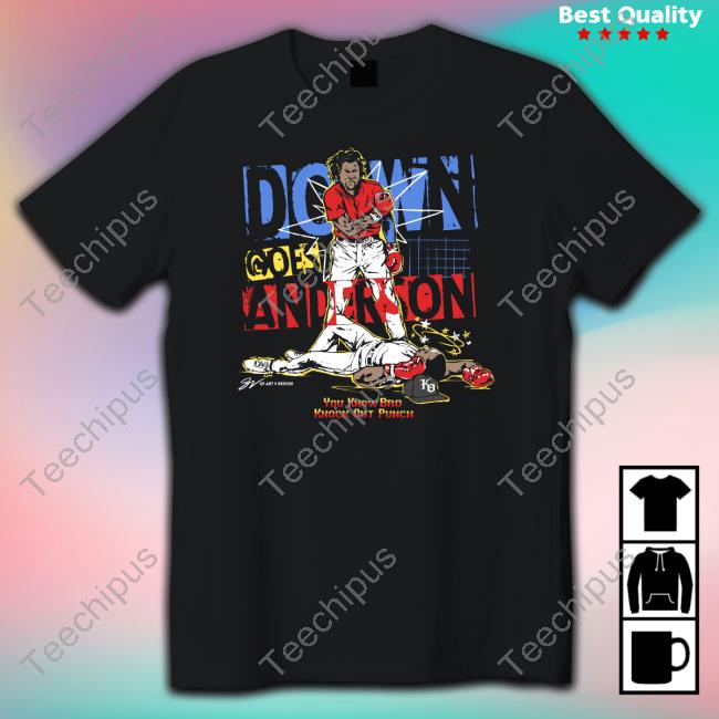 Gv Art And Design Down Goes Anderson Limited Edition Tee Gv Art And Design Down Goes Anderson Limited Edition Tee