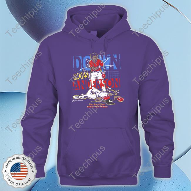 Gv Art And Design Down Goes Anderson Limited Edition Tee Gv Art And Design Down Goes Anderson Limited Edition Tee