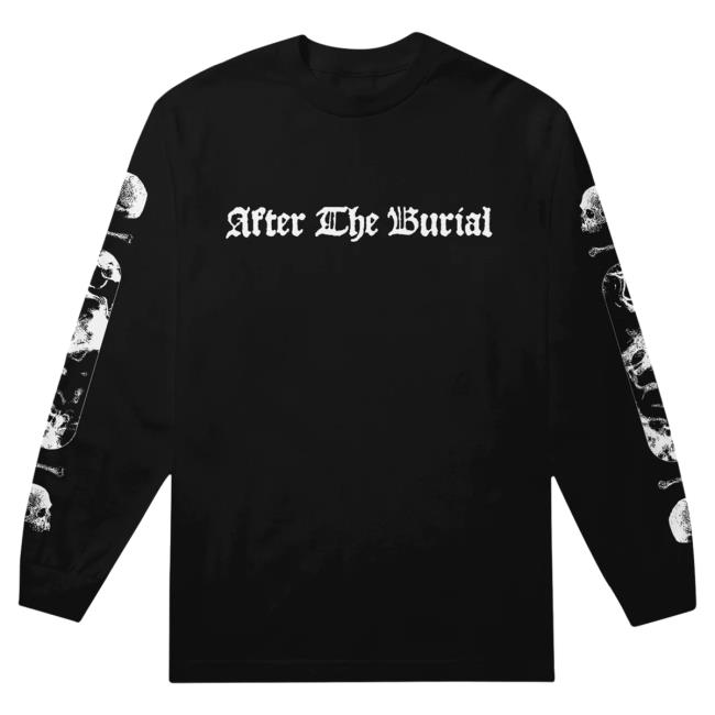 Official After The Burial Merch Flame Black Crewneck Official After The Burial Merch Flame Black Crewneck