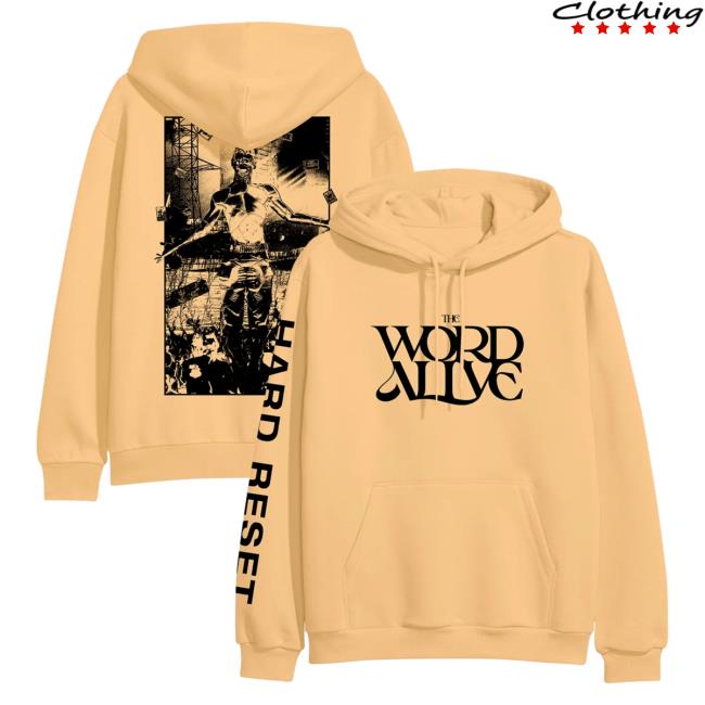 Official Merch Now The Word Alive Threshold Peach Hoody MerchNow Official Merch Now The Word Alive Threshold Peach Hoody MerchNow