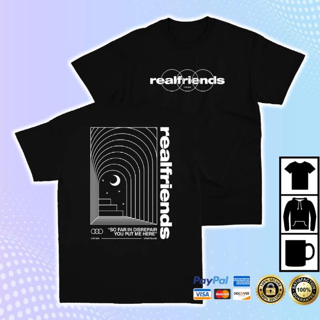 Official Real Friends So Far In Disrepair You Put Me Here Sweater Real Friends Shop Official Real Friends So Far In Disrepair You Put Me Here Sweater Real Friends Shop