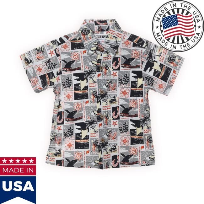 Shakatime Sea Stories Boys Shirt Button-Up Sweatshirt Shakatime Sea Stories Boys Shirt Button-Up Sweatshirt