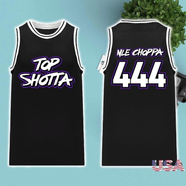 Official Top Shotta Custom Basketball Jersey Sweater Nle Choppa Shop Merch Store