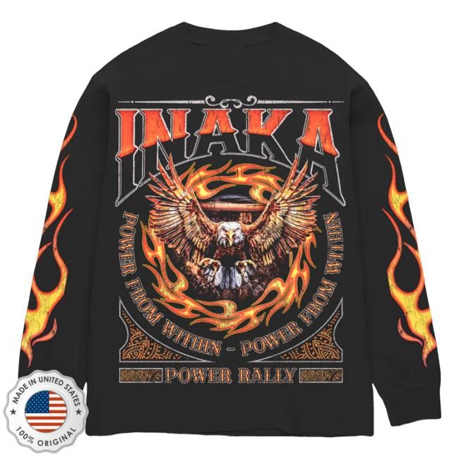 Inaka Power Merch Store Inaka Flame Eagle Shirt Inaka Power Merch Store Inaka Flame Eagle Shirt