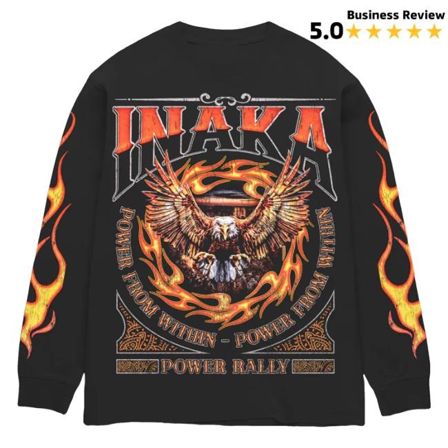 Inaka Power Merch Store Inaka Flame Eagle Shirt Inaka Power Merch Store Inaka Flame Eagle Shirt