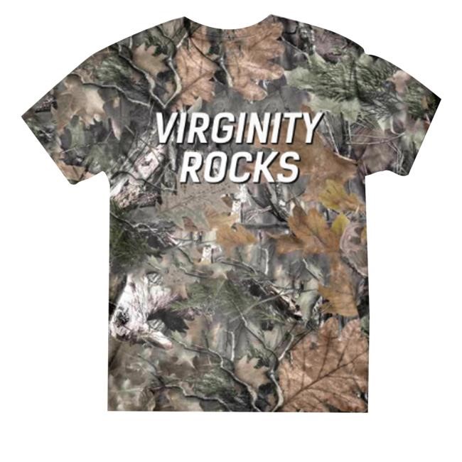 Dannyduncan69 Virginity Rocks Camo Tie Dye Crewneck Sweatshirt