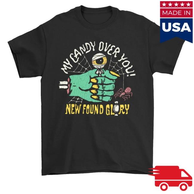 New Found Glory My Candy Over You Hooded Sweatshirt New Found Glory Official Store