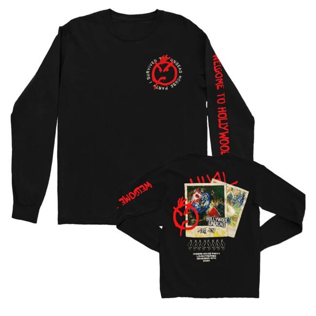 I Survived The Undead House Part Sweatshirt Hollywood Undead Merch Store Shop I Survived