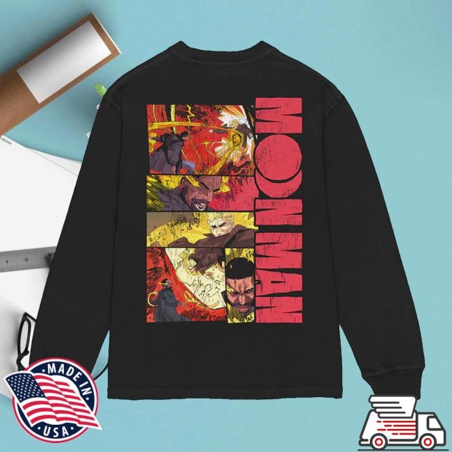 Kid Cudi Merch Store Moon Man #3 Comic Strip Zip Up Hooded Sweatshirt Kid Cudi Merch Store Moon Man #3 Comic Strip Zip Up Hooded Sweatshirt