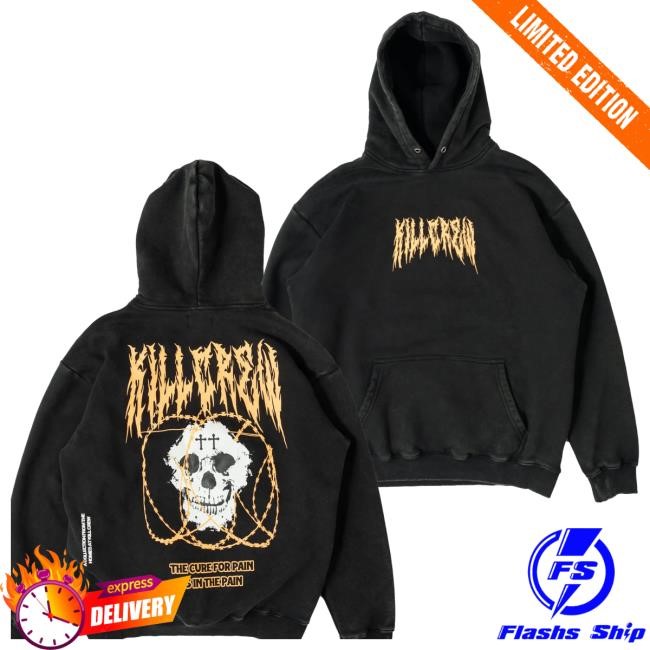 Original Killcrew Merch Shop Oversized Lux Barbarian Hoodie - Black Tee Original Killcrew Merch Shop Oversized Lux Barbarian Hoodie - Black Tee