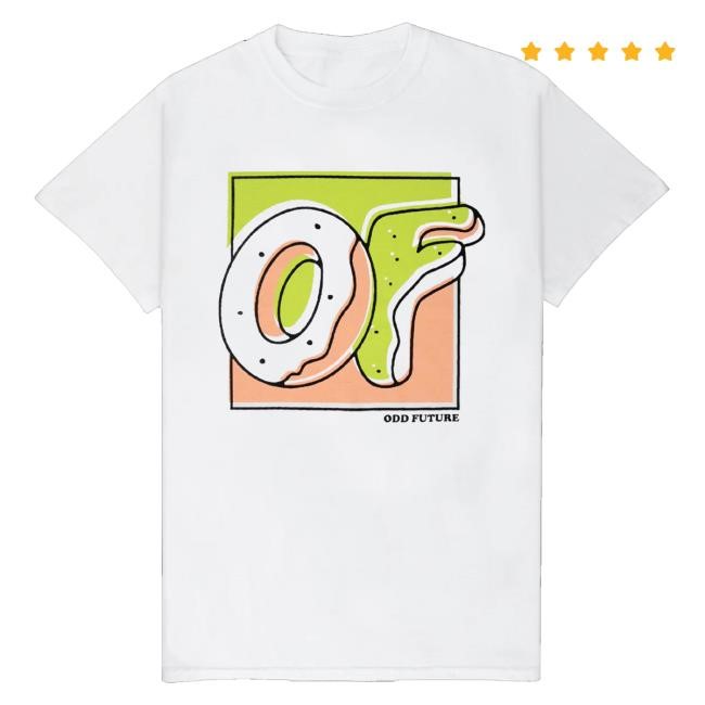 Official Odd Future Merch Of Popped White New Shirt