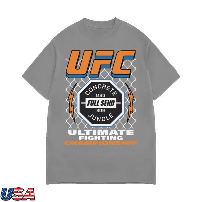 Full Send X Ufc Merch Store Nyc Concrete Jungle Hooded Sweatshirt