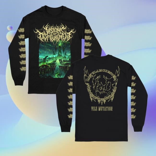 Reality Fade Merch Visions Of Disfigurement 'Vile Mutation' T-Shirt, Hoodie, Tank Top, Sweater And Long Sleeve T-Shirt Reality Fade Merch Visions Of Disfigurement 'Vile Mutation' T-Shirt, Hoodie, Tank Top, Sweater And Long Sleeve T-Shirt