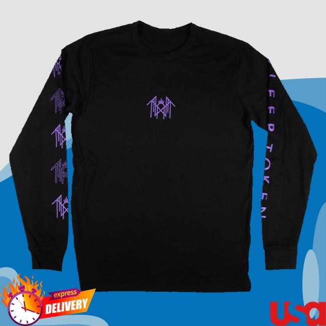 Sleep Token Merch Purple Logo Sweatshirt Black Sleep Token Merch Purple Logo Sweatshirt Black