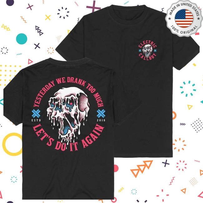 Electric Callboy Merch Do It Again Black Shirts Electric Callboy Merch Do It Again Black Shirts