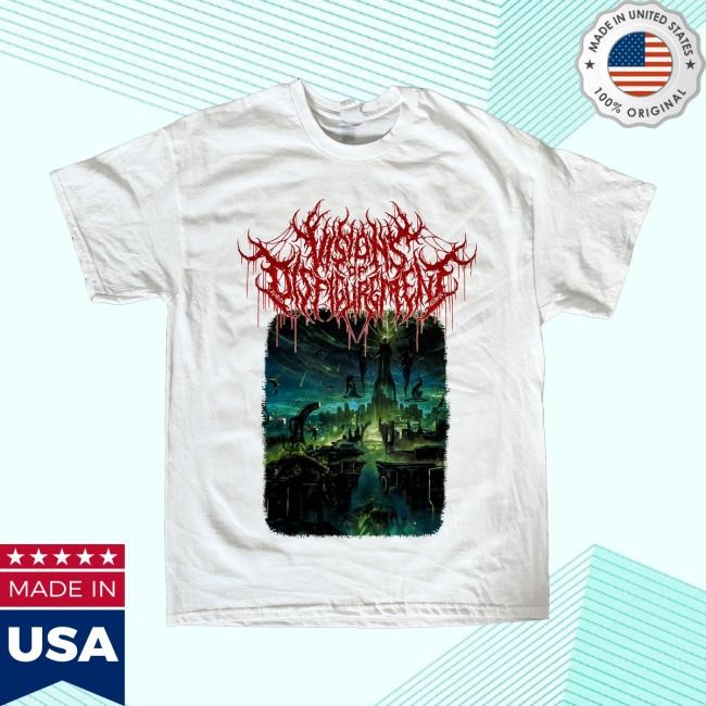 Realityfade Merch Store Visions Of Disfigurement 'Vile Mutation' White Funny Shirt Realityfade Merch Store Visions Of Disfigurement 'Vile Mutation' White Funny Shirt
