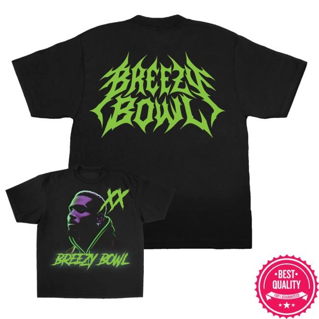 Official Breezy Bowl Xx Neon Lights Long Sleeve Shirt Official Breezy Bowl Xx Neon Lights Long Sleeve Shirt