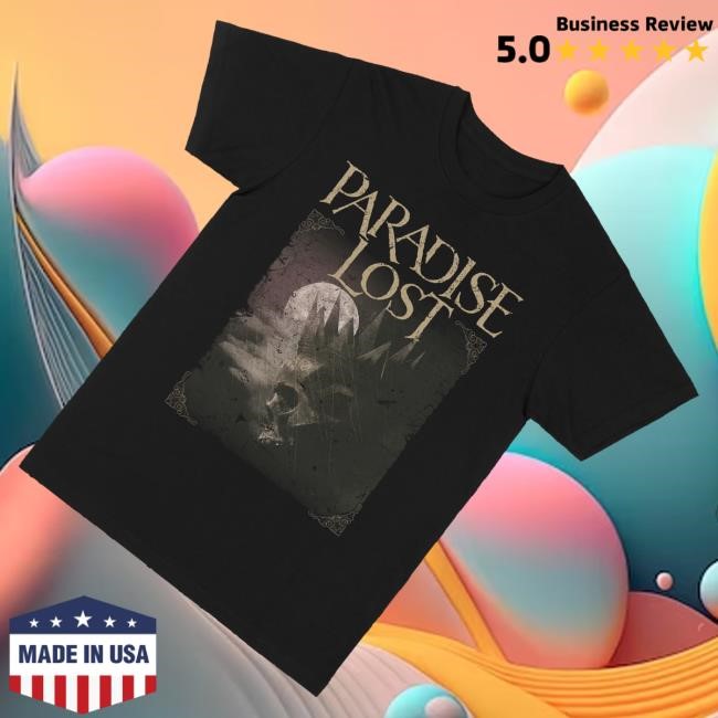 Official Nuclear Blast Records Merch Paradise Lost King Tee Shirt Official Nuclear Blast Records Merch Paradise Lost King Tee Shirt