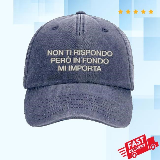 Imalexwyse Merch Non Ti Rispondo Cap