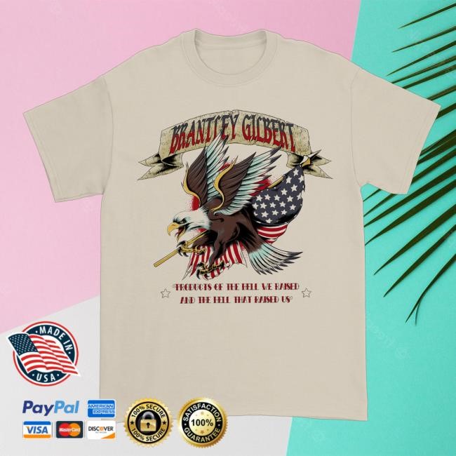 Official Brantley Gilbert Tattoo Eagle New Shirt