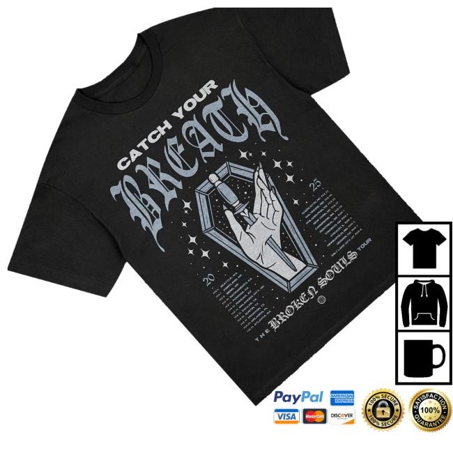 Official Catch Your Breath Merch Shop Store The Broken Souls Tour 2025 Sweatshirt