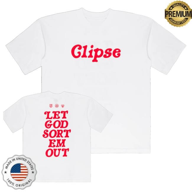 Official Clipse Merch Shop Store Verdy X Clipse Let God Sort Em Out 3 Shirt Official Clipse Merch Shop Store Verdy X Clipse Let God Sort Em Out 3 Shirt
