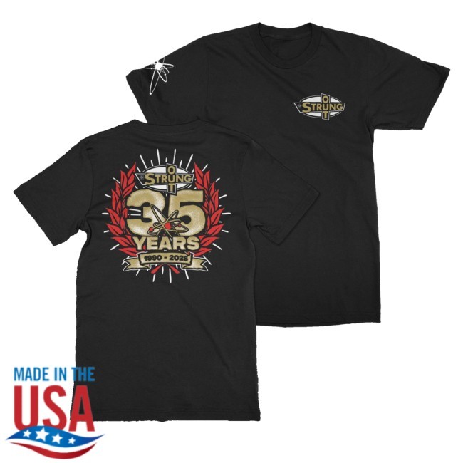 Official Strung Out Merch 35 Year Anniversary Shirt
